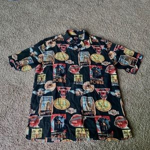 VINTAGE HARLEY DAVIDSON MOTORCYCLE MENS XL SHIRT BLACK ‼️